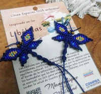 Aretes libélula