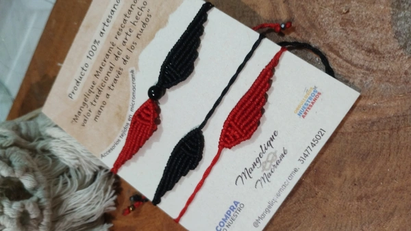 Pulseras Alas Gemelas